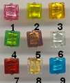 8 MM Small Flat Foil Cubes
